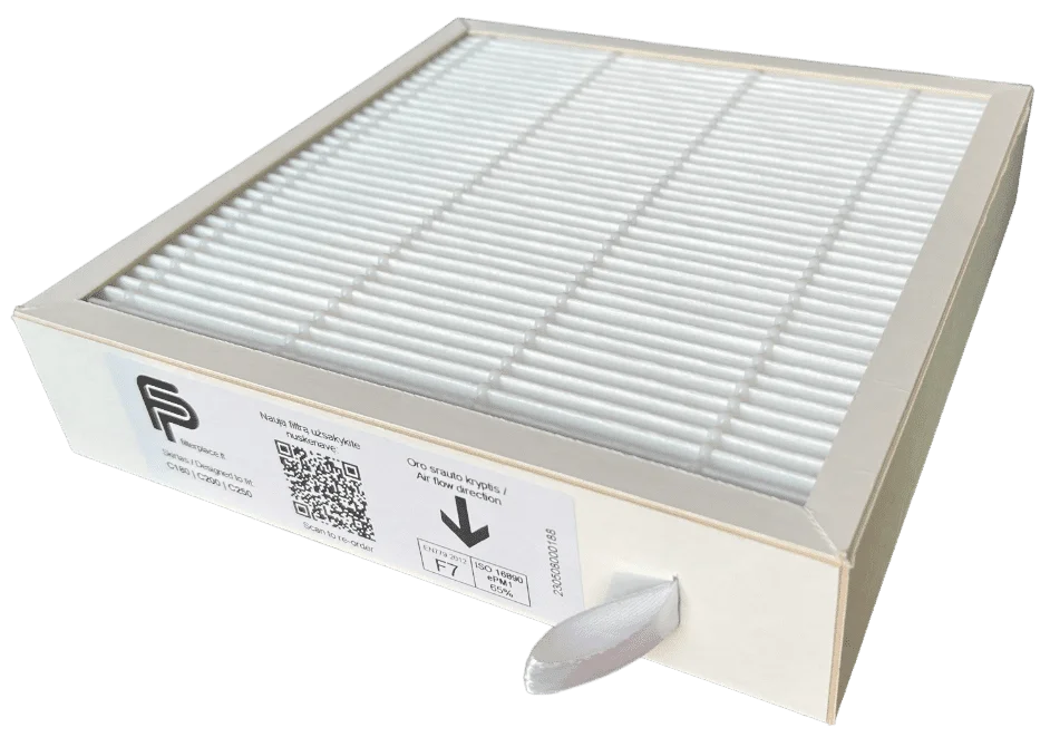 rekuperatorių filtrai rekuperatoriaus filtrai komfovent filtrai filtrų keitimas Oxygen filtrai Salda filtrai